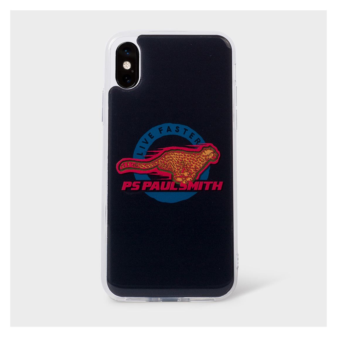Black Live Faster iPhone X Case main product photo