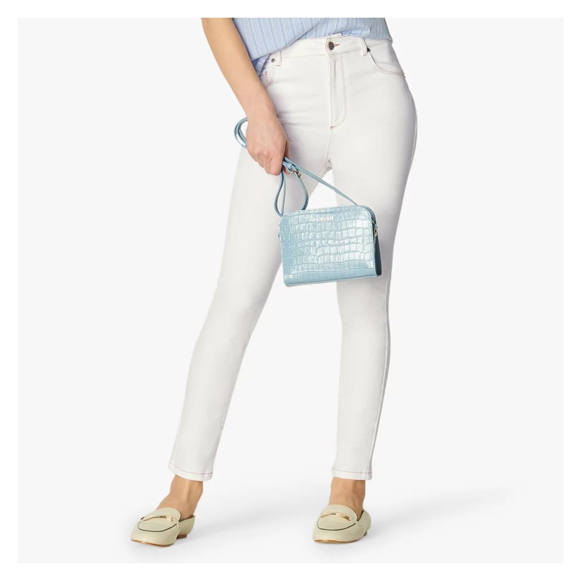 White Gracie Skinny Stretch Jean main product photo