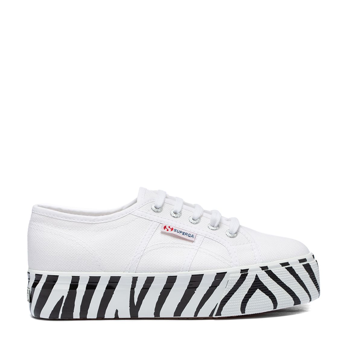 White 2790 Printed Foxing Sneakers main product photo