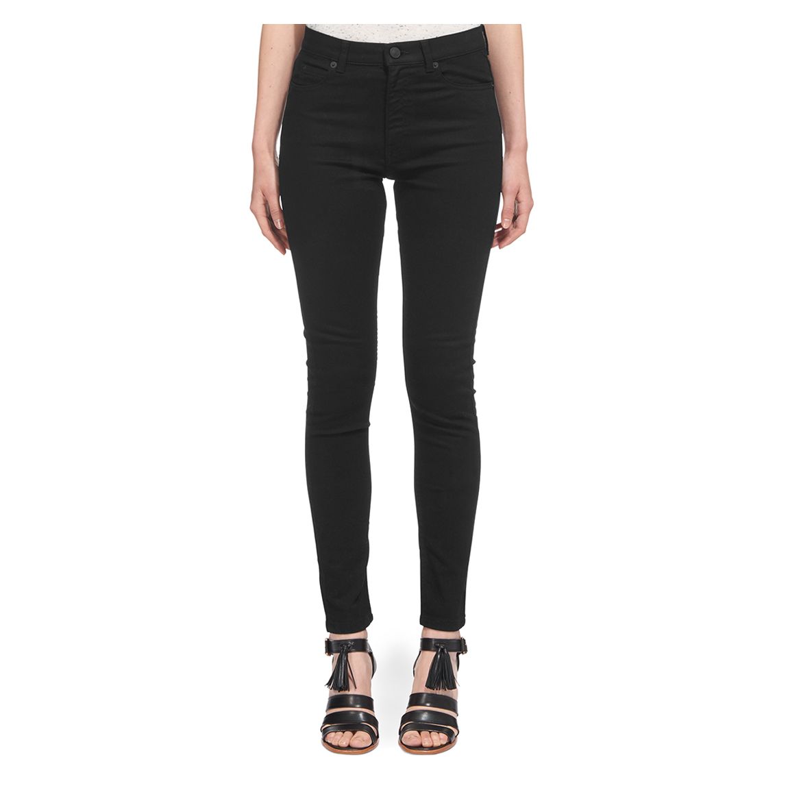 Black Skinny Stretch Jeans main product photo
