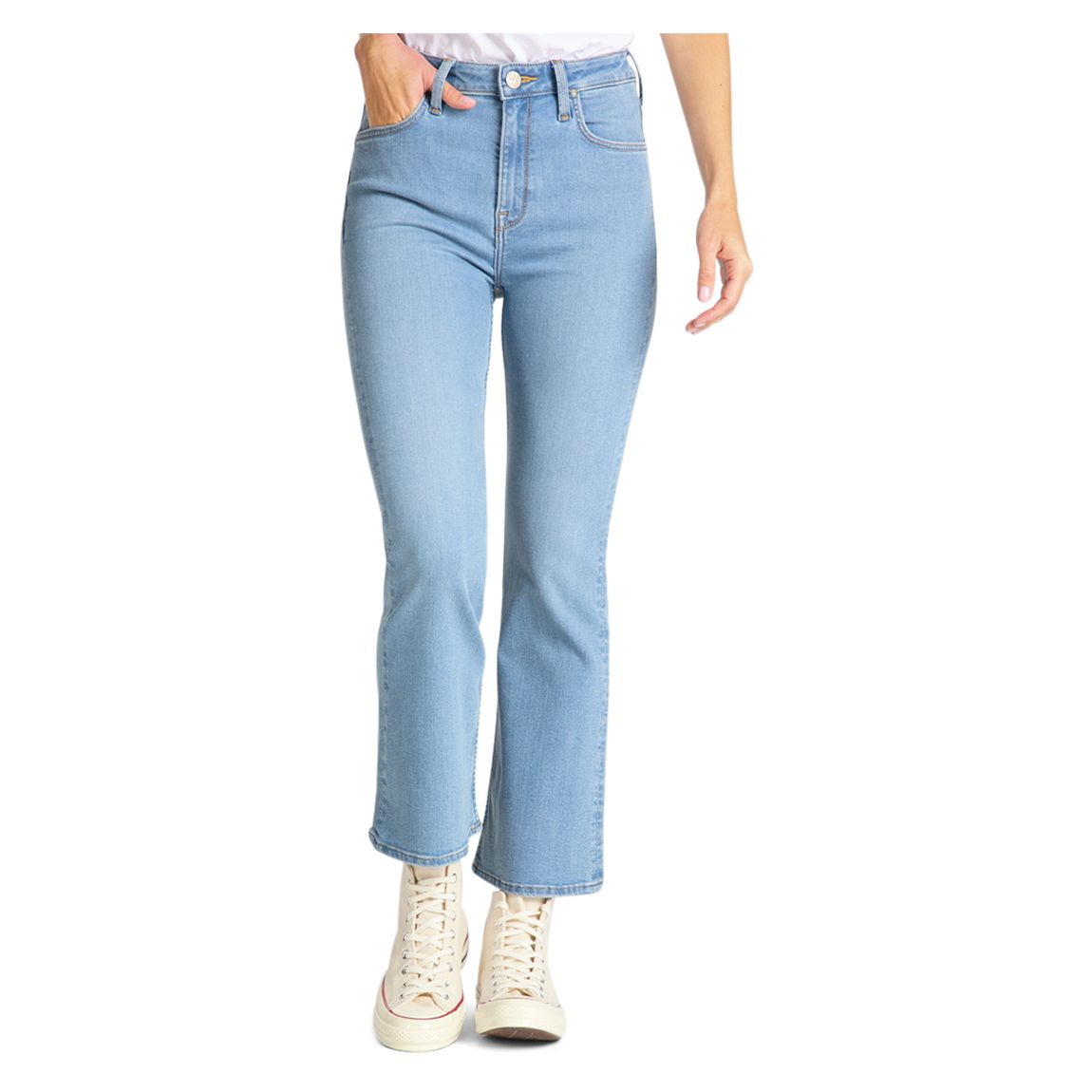Blue High Rise Stretch Jean main product photo