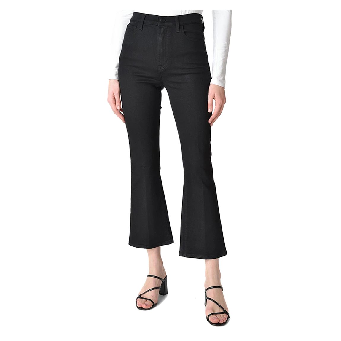 Black Julia Flared Stretch Jeans main product photo