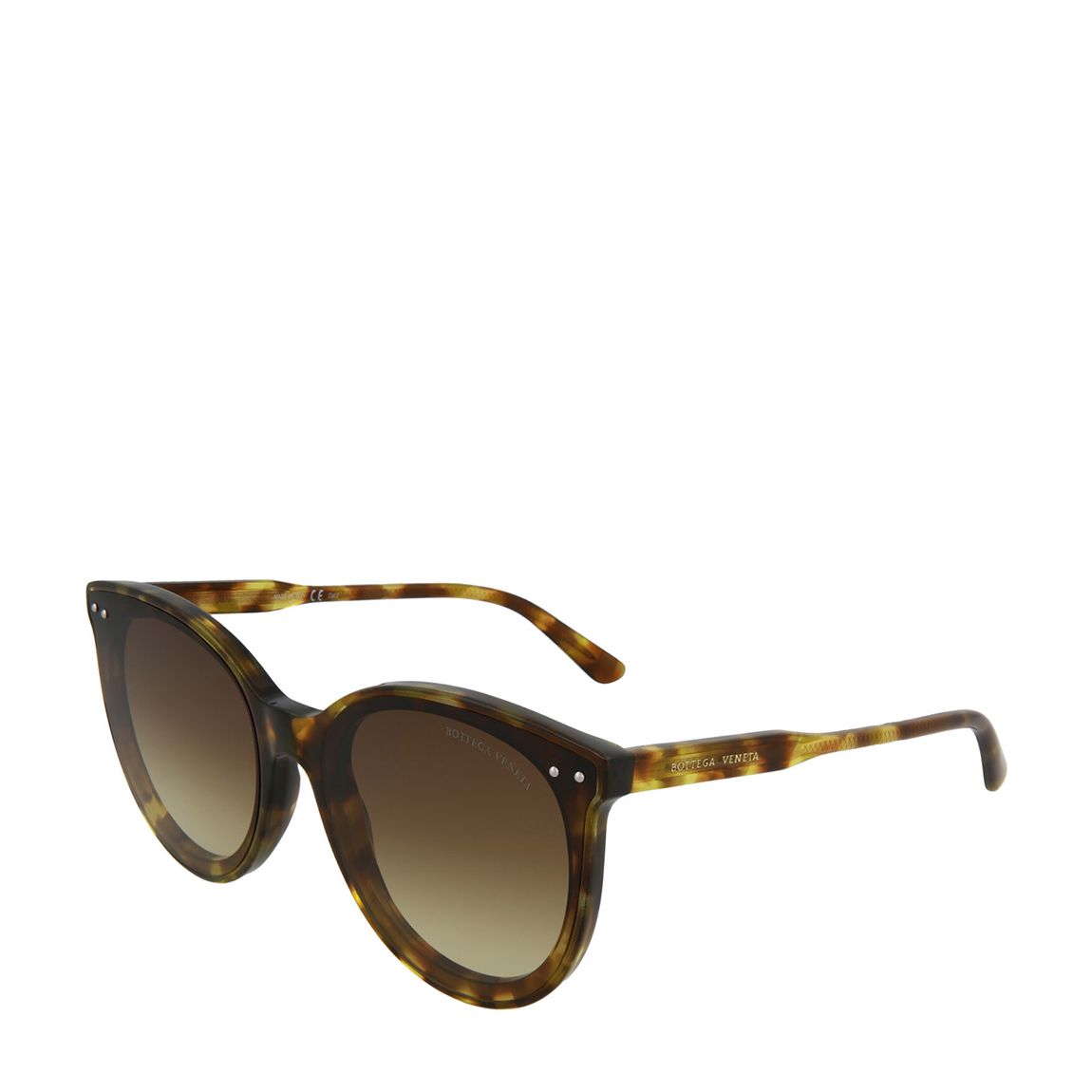 Women's Havana Brown Bottega Veneta Sunglasses 61mm main product photo