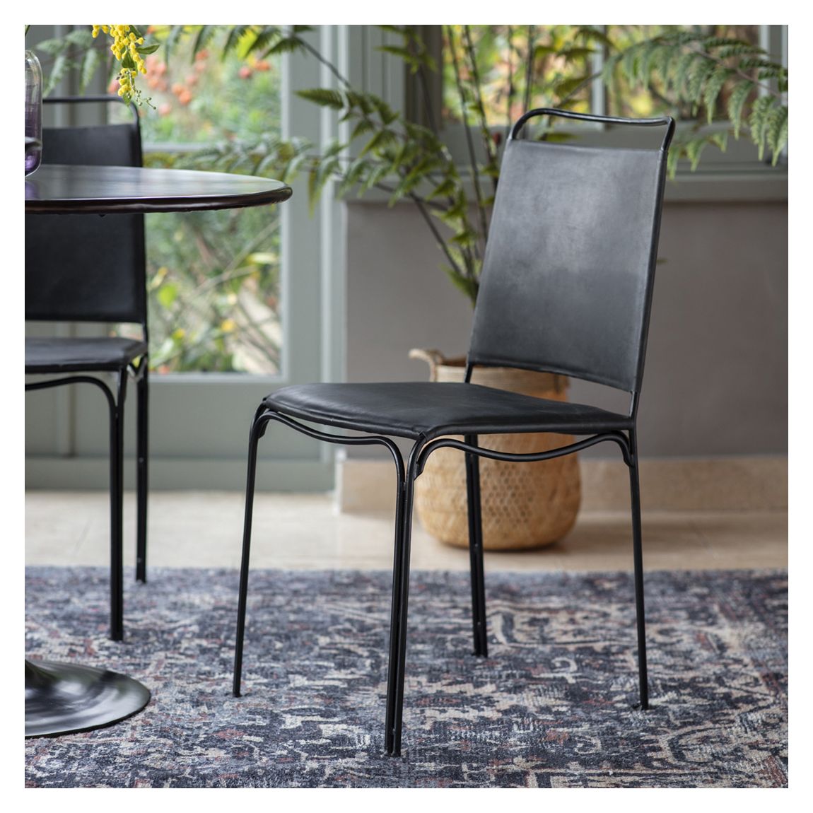 Set of 2 Frazier Dining Chair, Black main product photo