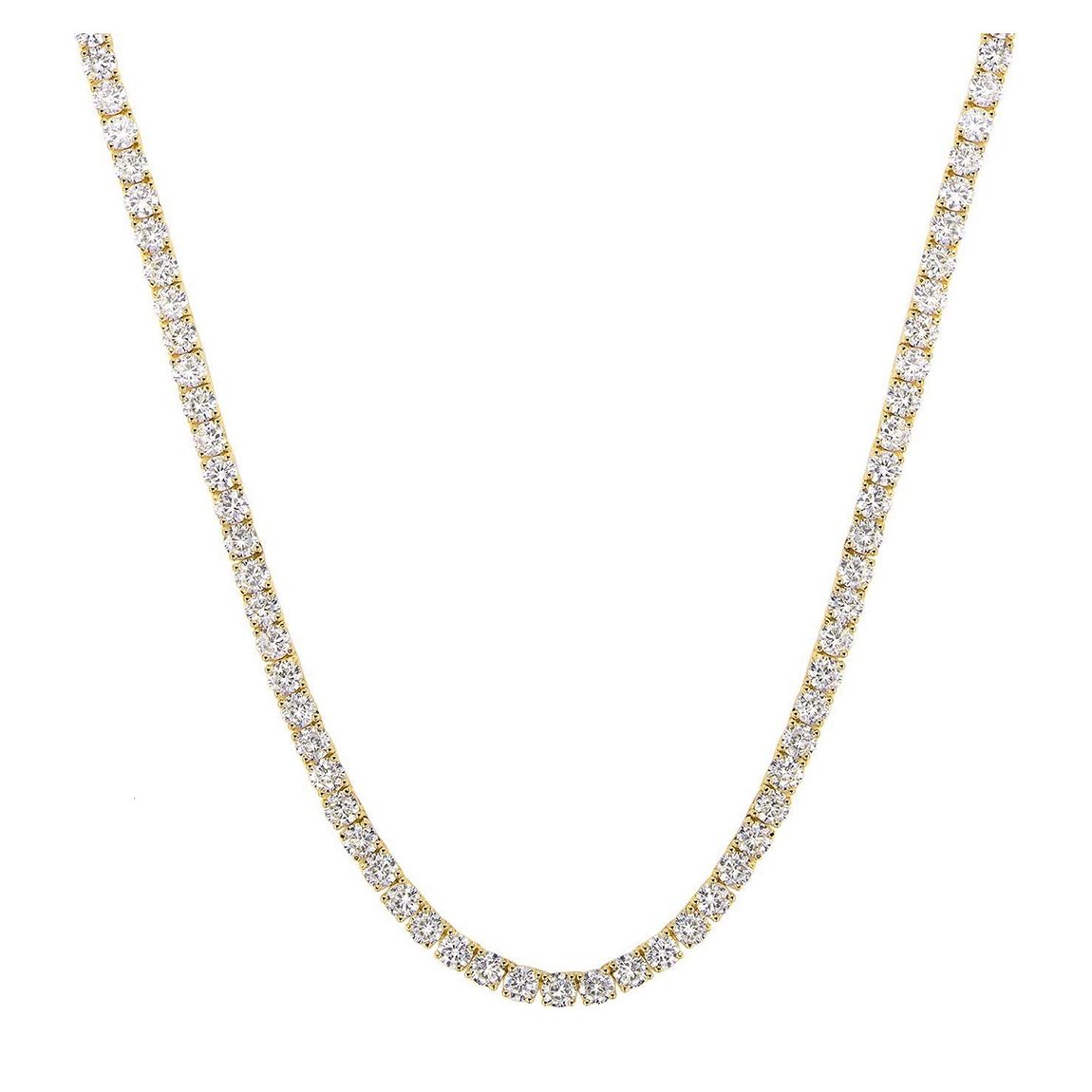 18K Gold Plated CZ Necklace main product photo