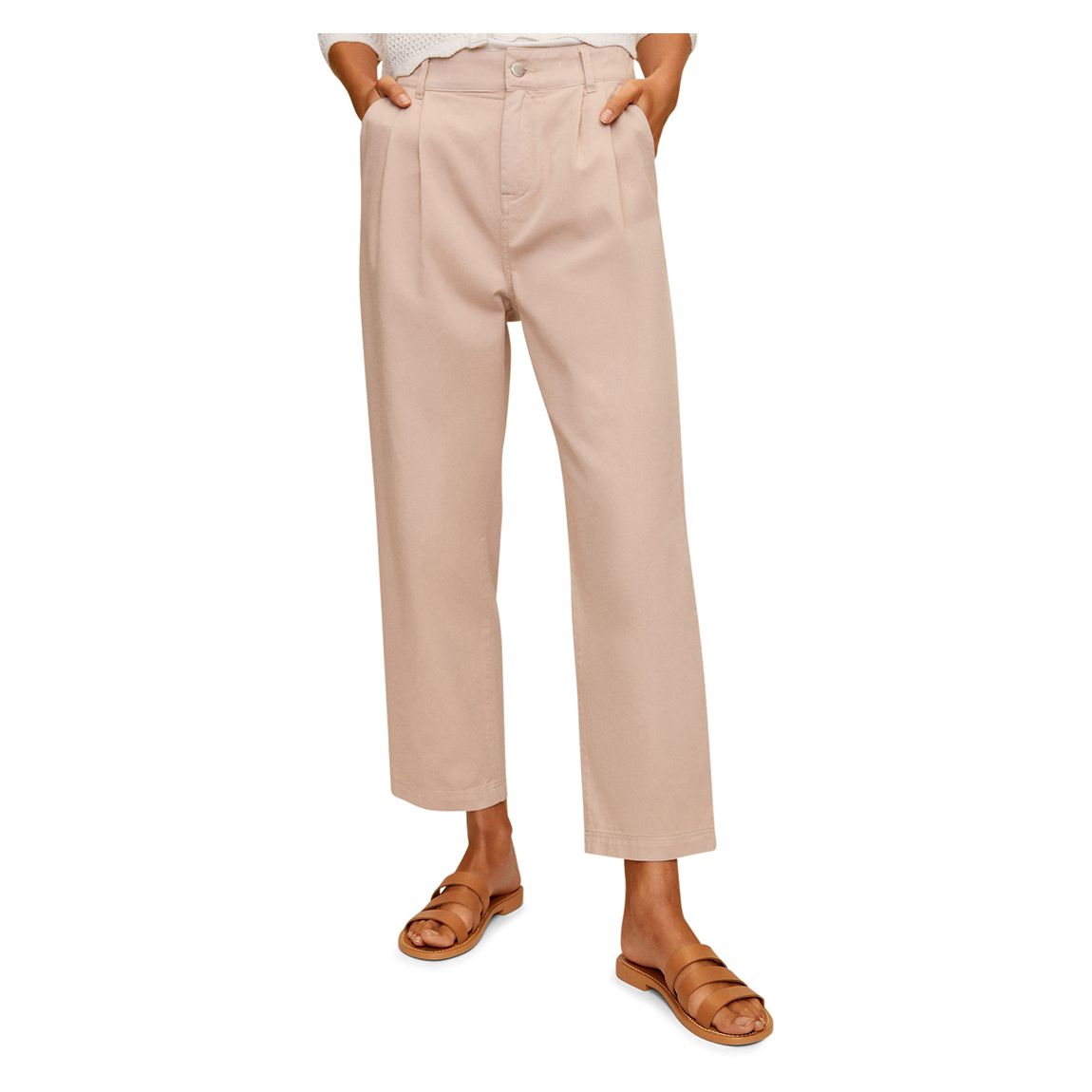 Pink Relaxed Cotton Trousers main product photo