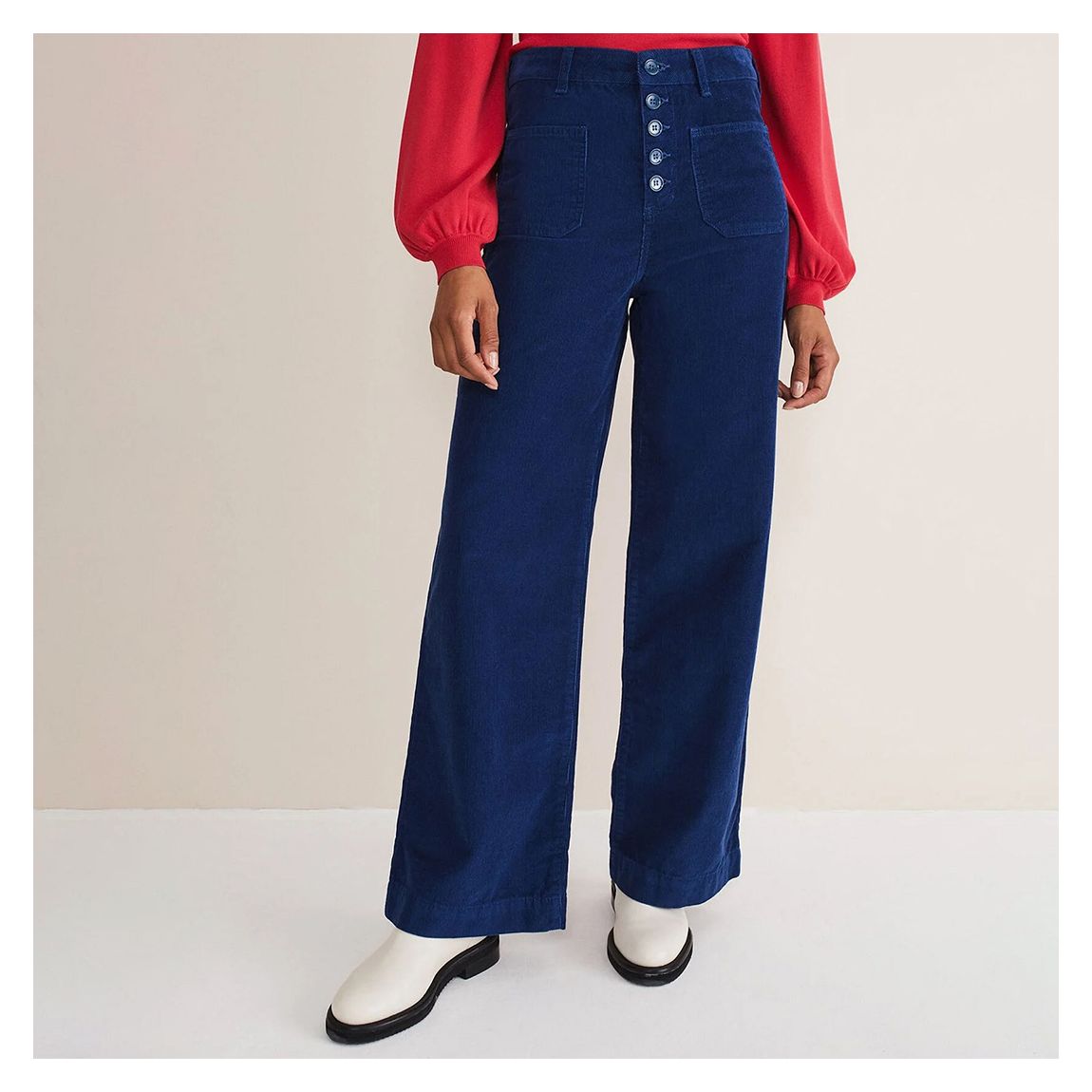 Blue Magsie Wide Leg Jeans main product photo