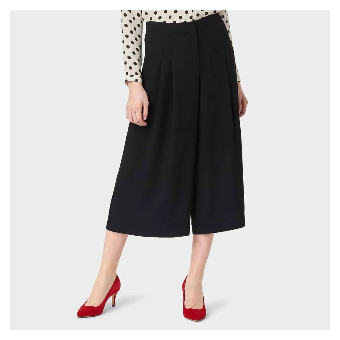 Black Pina Cropped Trousers main product photo