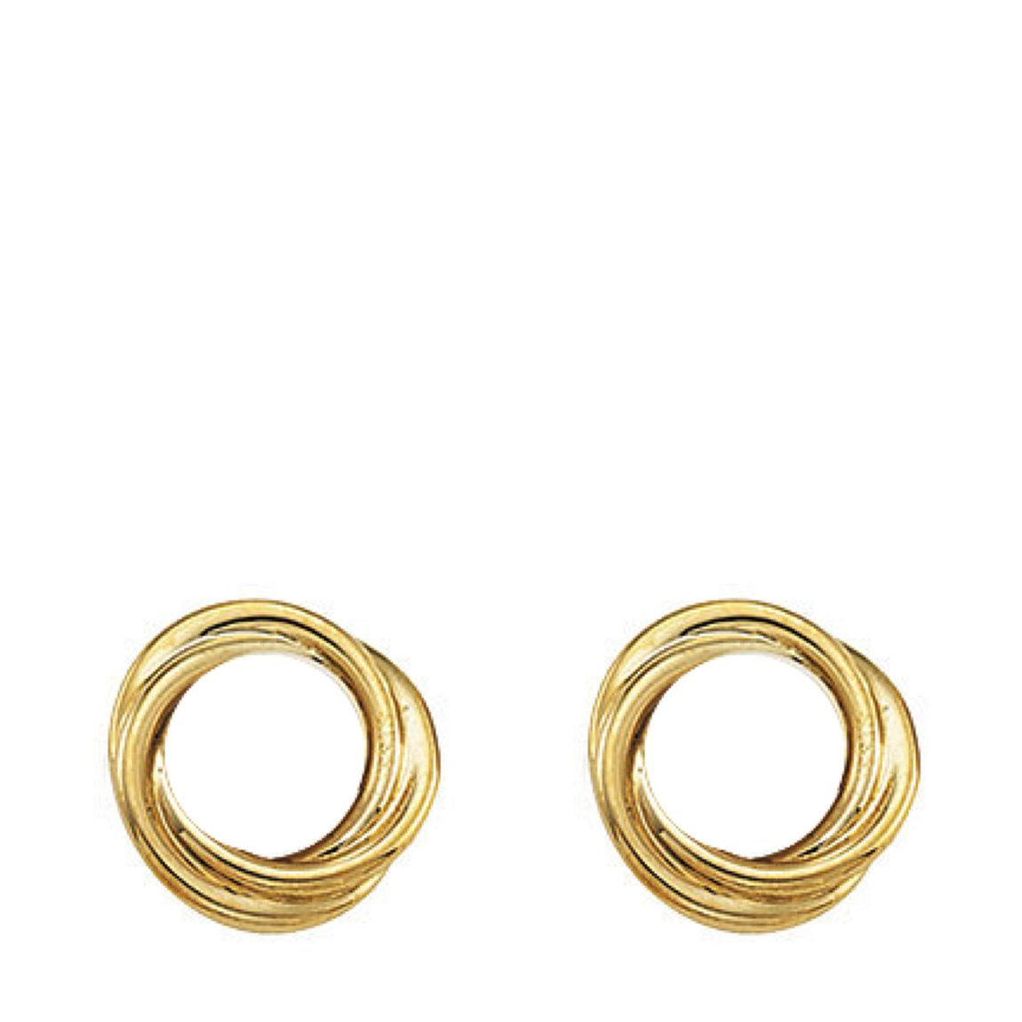 18K Gold Plated Knot Earrings main product photo