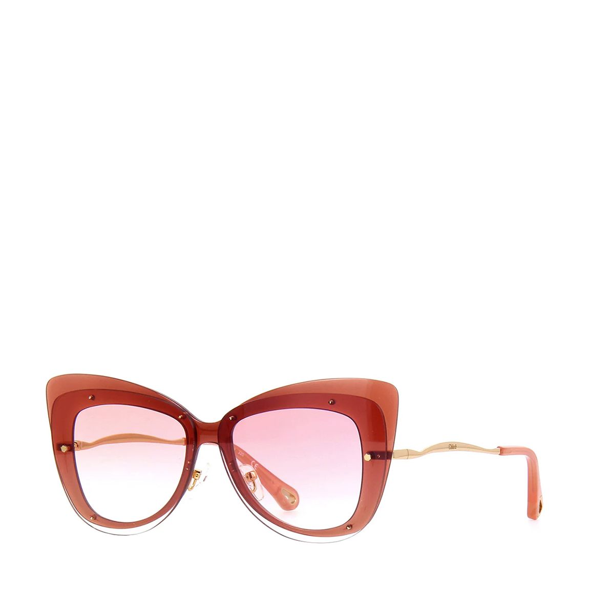 Women's Chloe Red Sunglasses 63mm main product photo