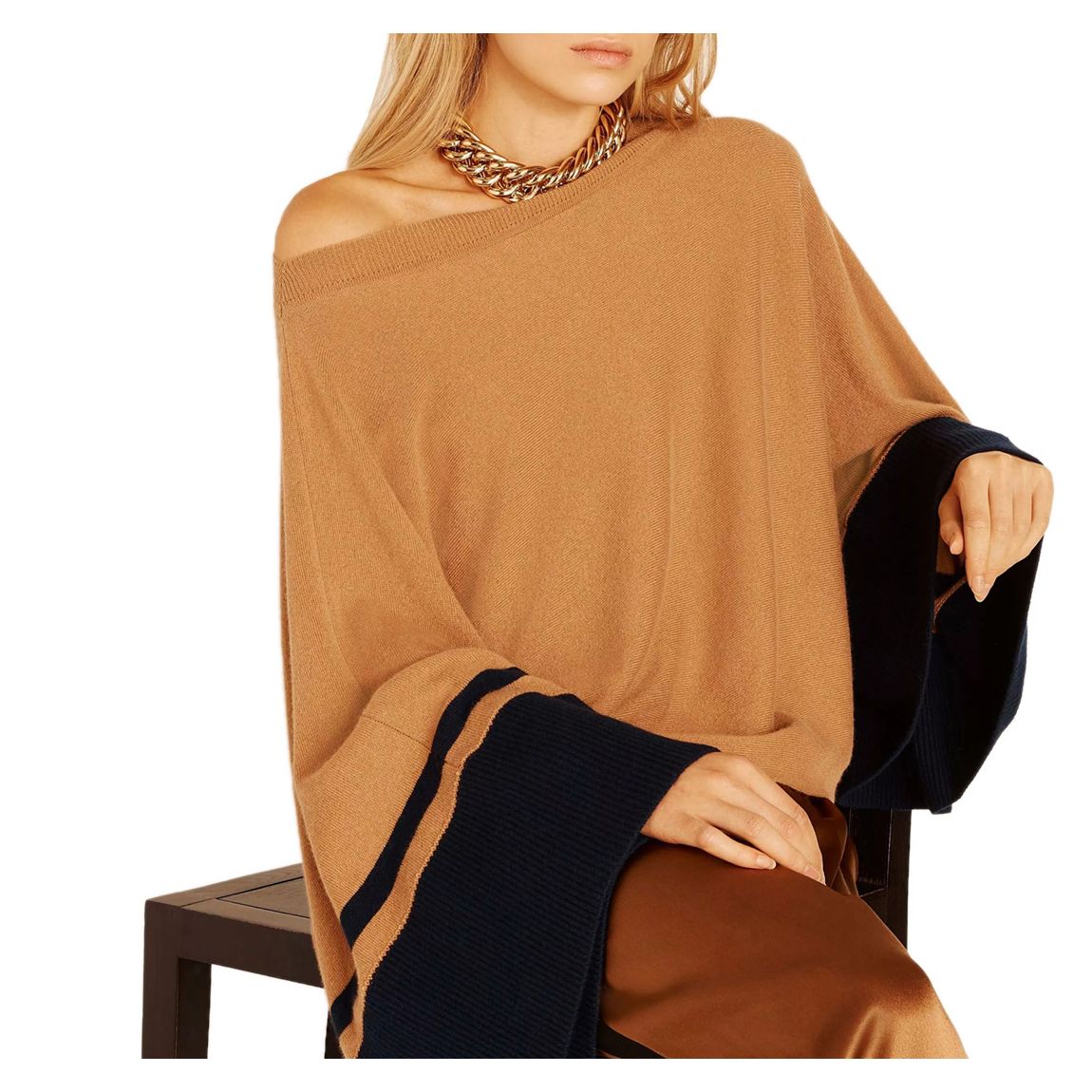 Camel Kimono Cashmere Jumper main product photo