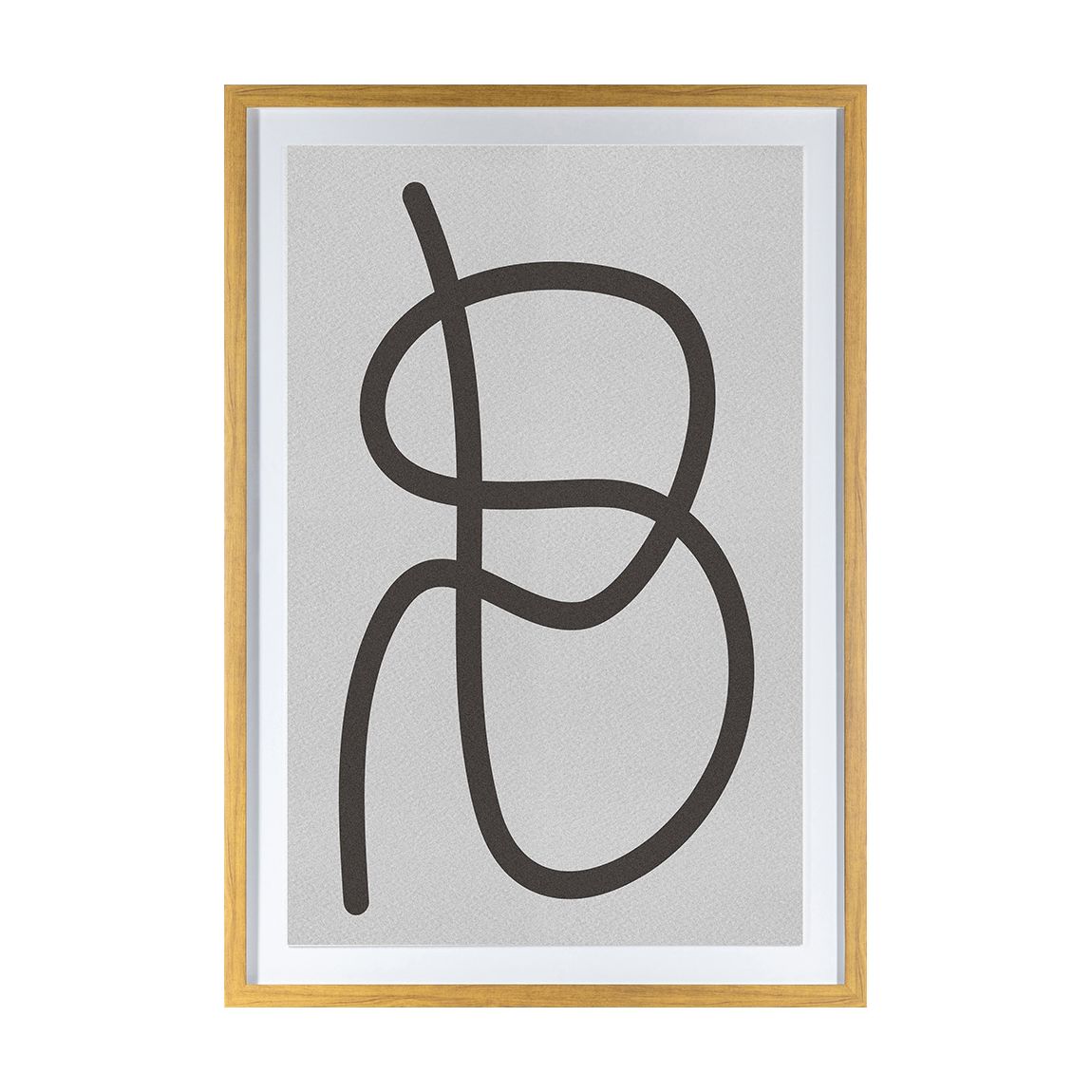 Dikkel Line Drawing Framed Art main product photo