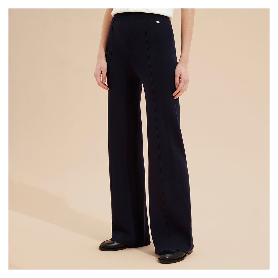 Navy Straight Leg Trousers main product photo