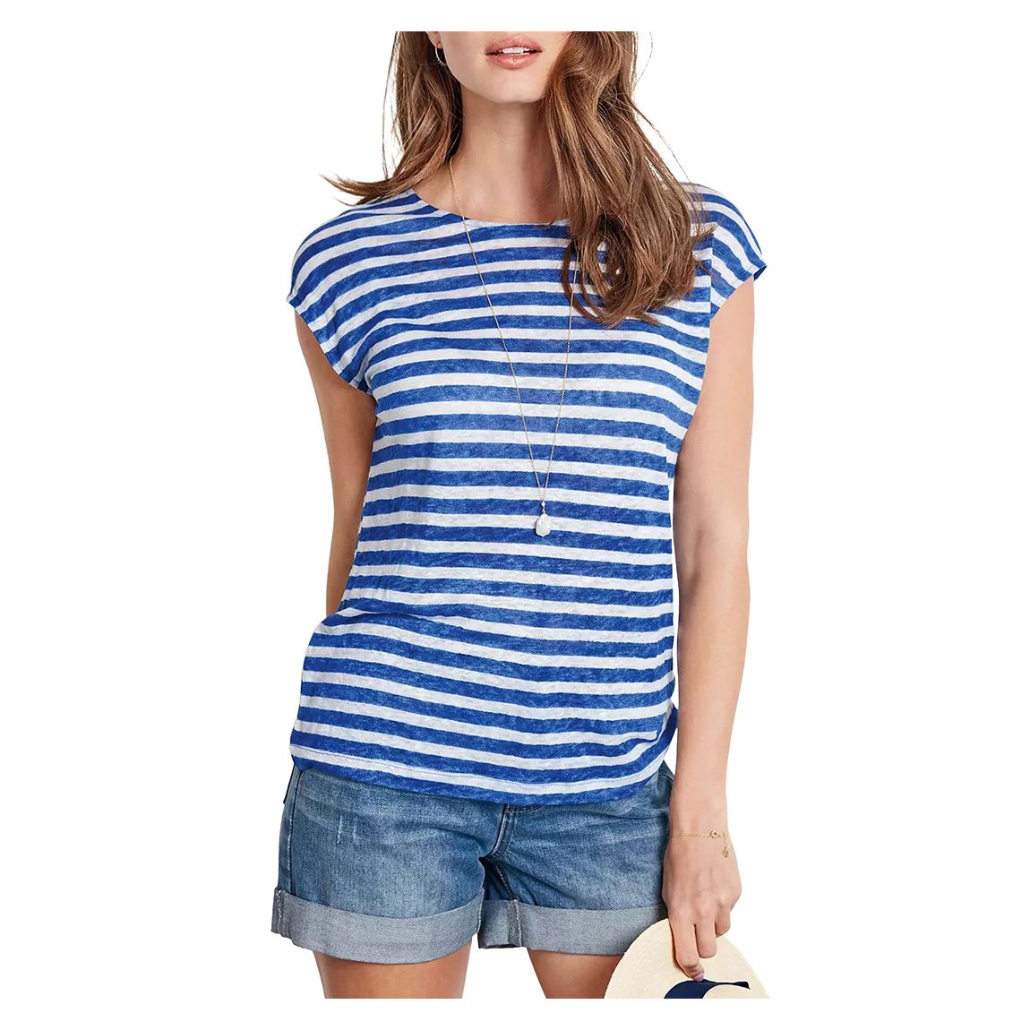 Stripe Sarina Linen Blend Top main product photo