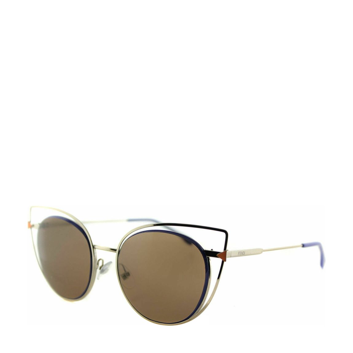 Women's Light Gold Fendi Sunglasses 53mm main product photo