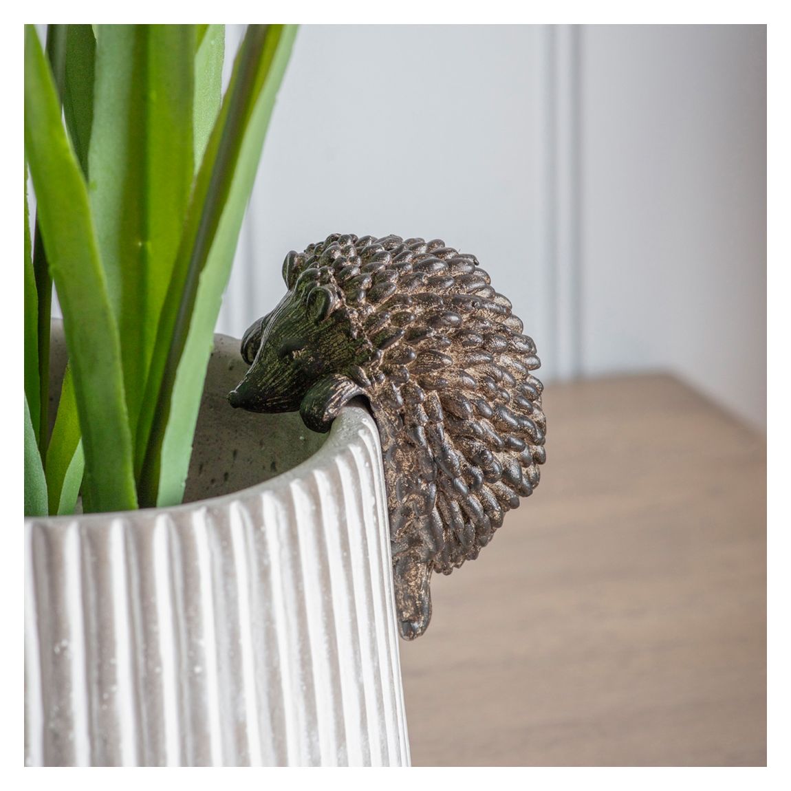 Edith Hedgehog Pot Hanger Silver, Set Of 2 main product photo