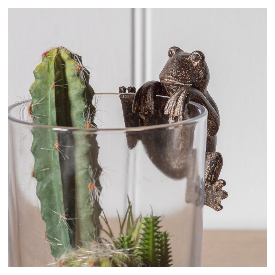 Fabio Frog Pot Hanger Antique, Set Of 2 main product photo