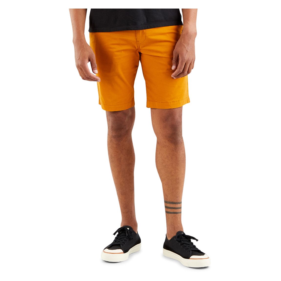 Orange Stretch Chino Shorts main product photo