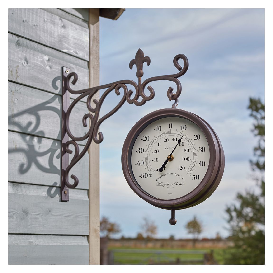Marylebone Station Wall Clock & Thermometer main product photo