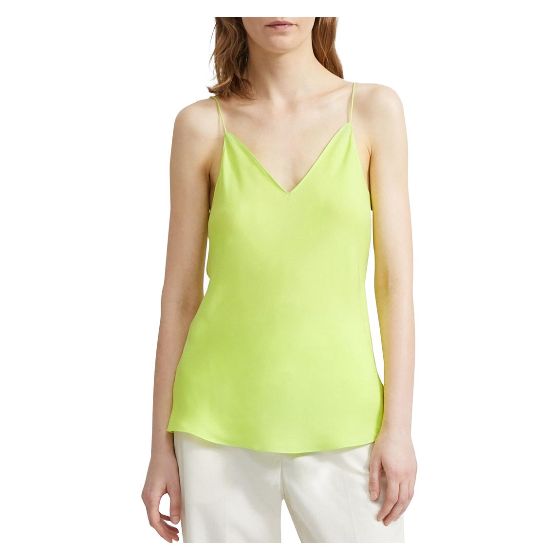 Green Silk Top main product photo
