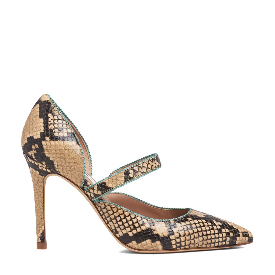 Snake Print Leather Florence Courts main product photo