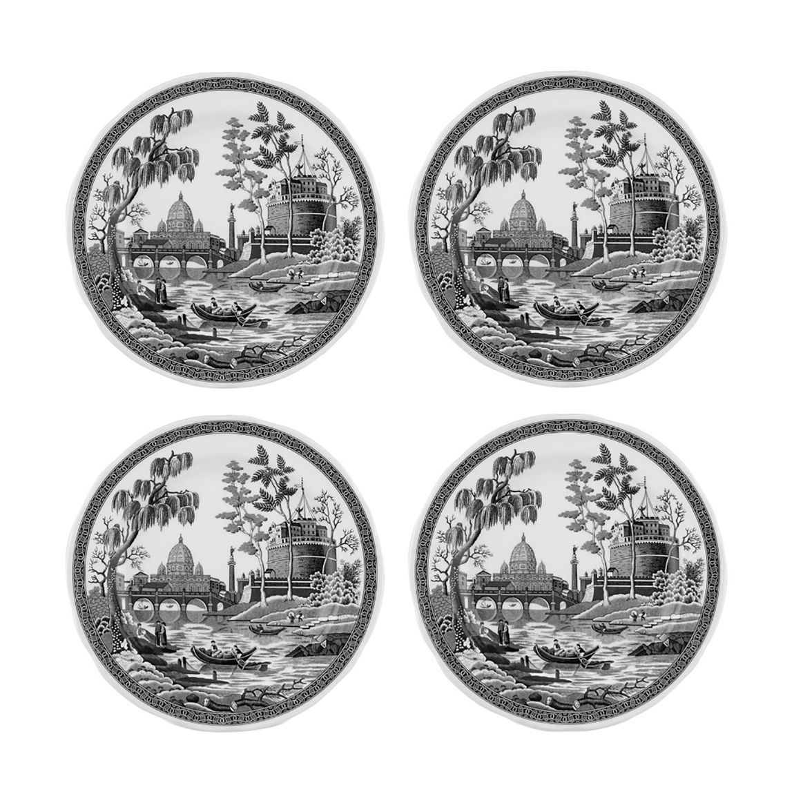 Set of 4 Rome Heritage Dinner Plates main product photo