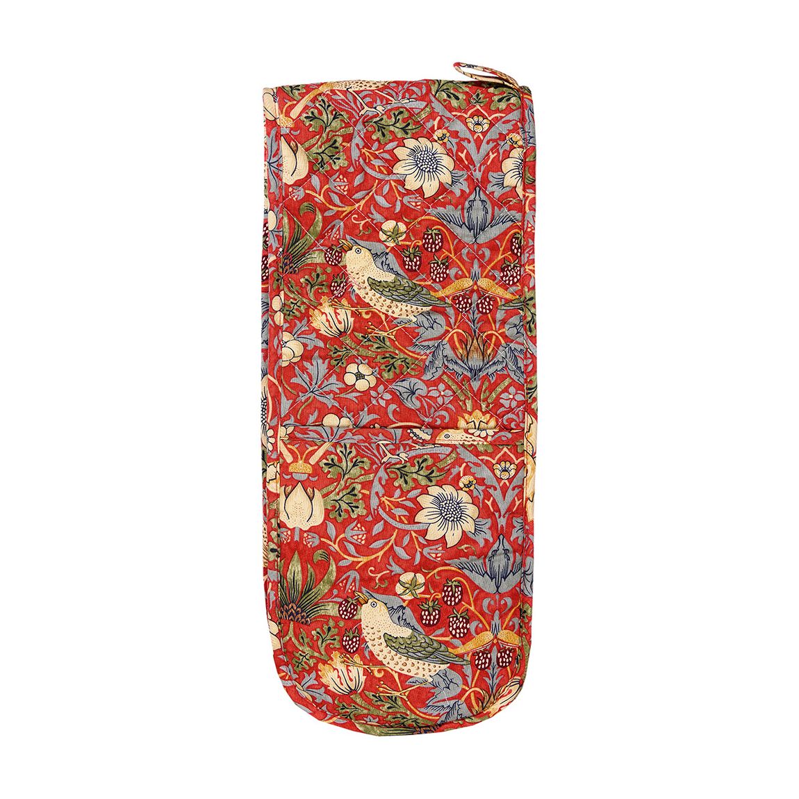 Red Strawberry Thief Double Oven Glove main product photo