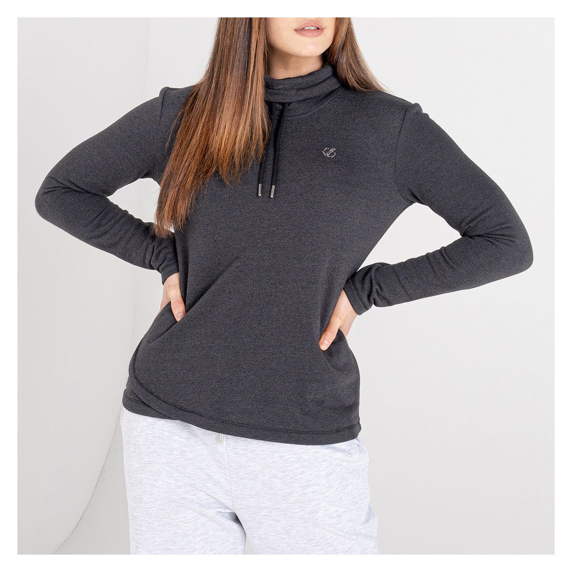 Grey Swoop Sweater main product photo