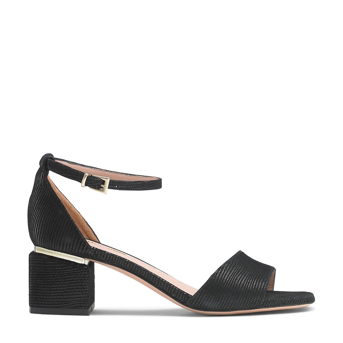 Black Twothebar Strap Sandals main product photo