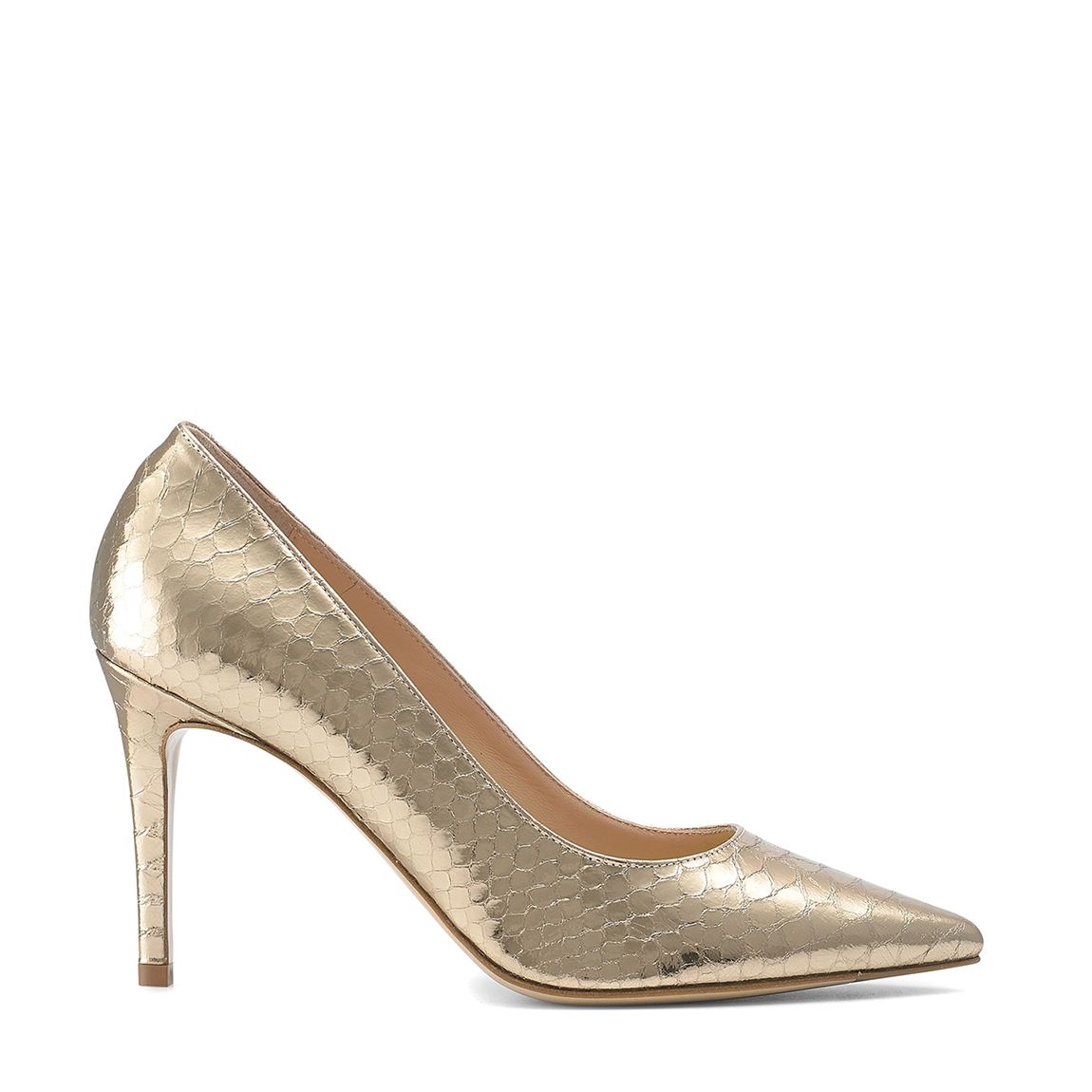 Gold Leather 85Pump Stilettos main product photo