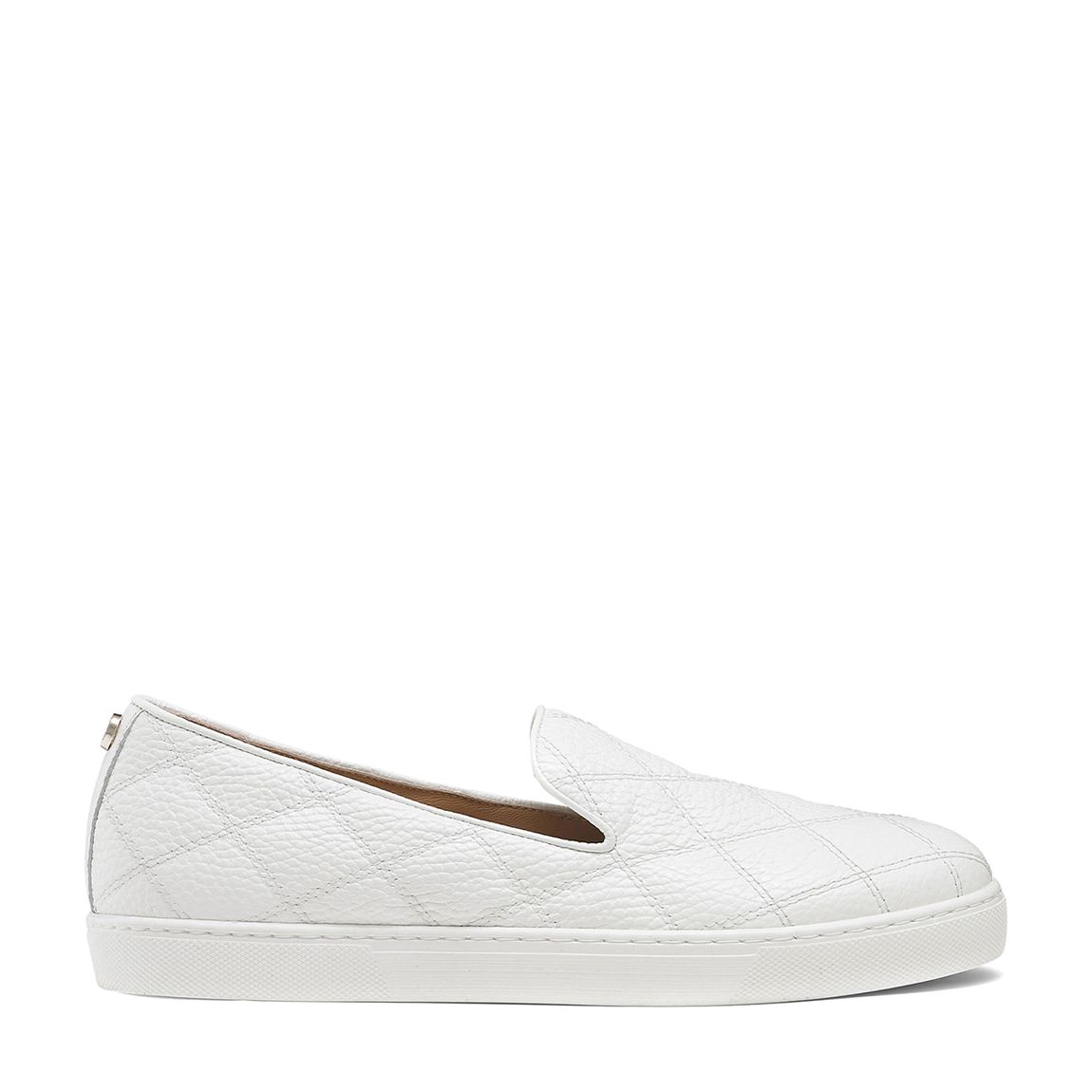 White Leather Casaquilt Sneakers main product photo