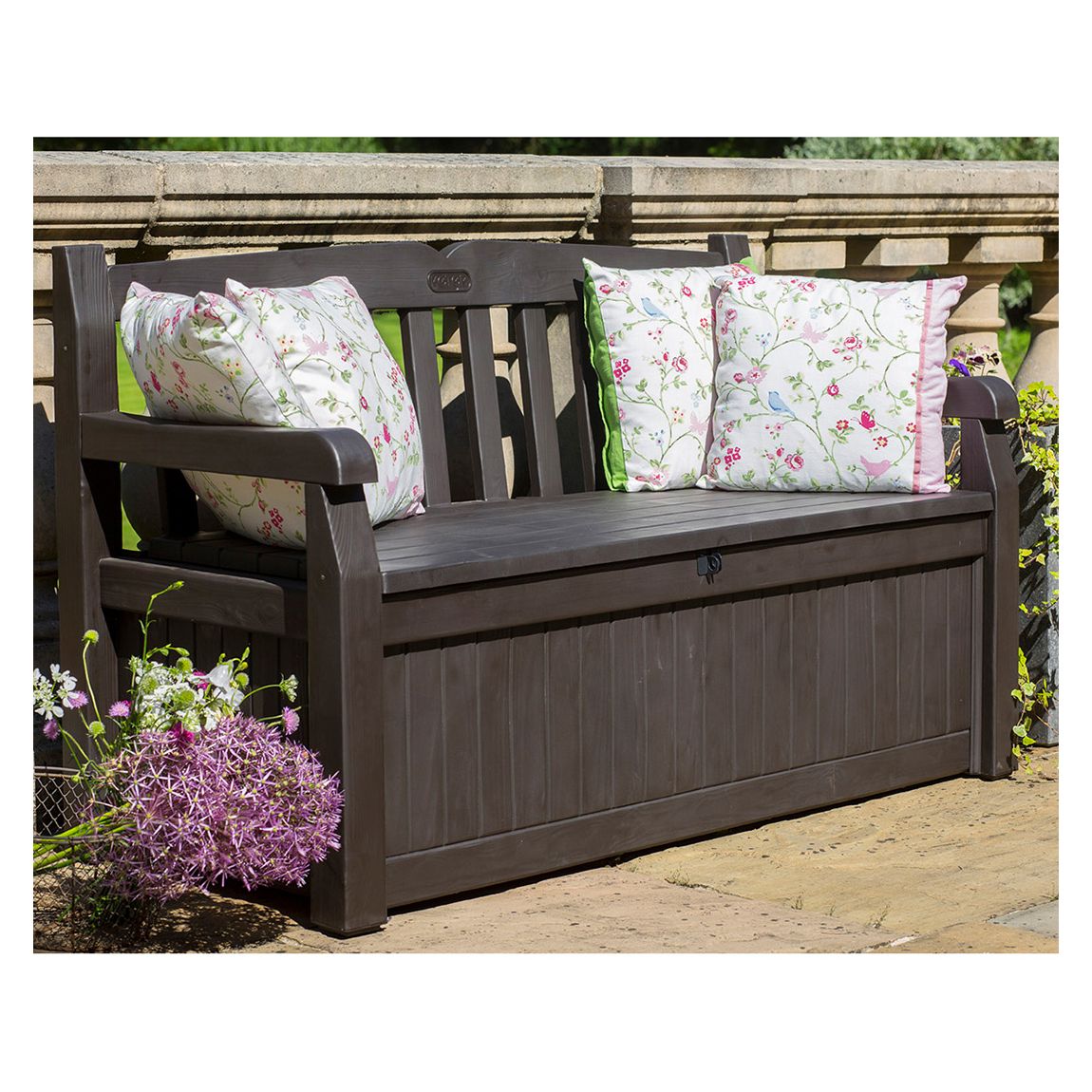 Iceni Wood Look Storage Bench main product photo