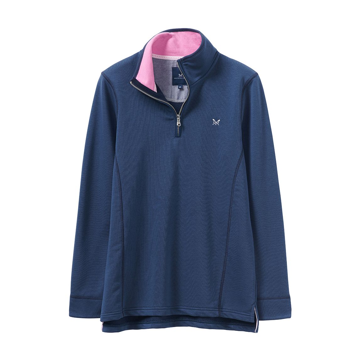 Navy 1/2 Zip Solid main product photo