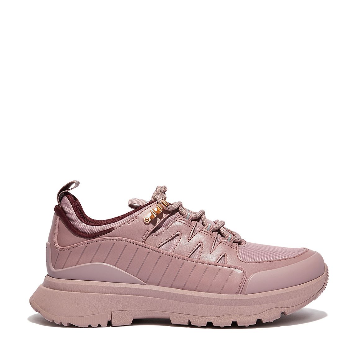Pink Neo D Hyker Leather Trainer main product photo