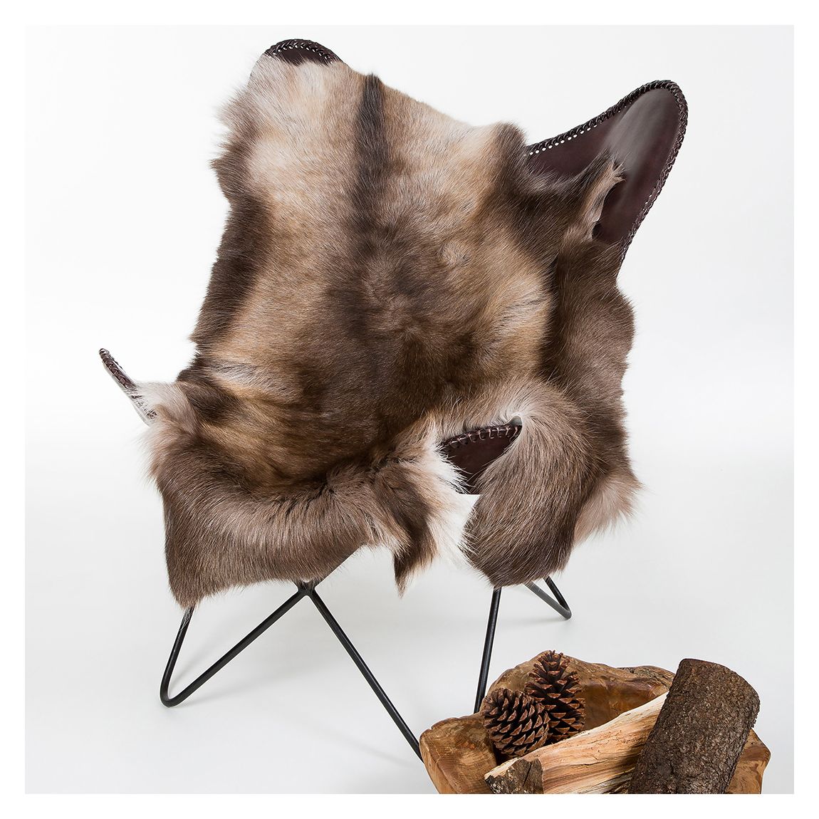 Rendeer Sheepskin Rug 120cm, Norway main product photo