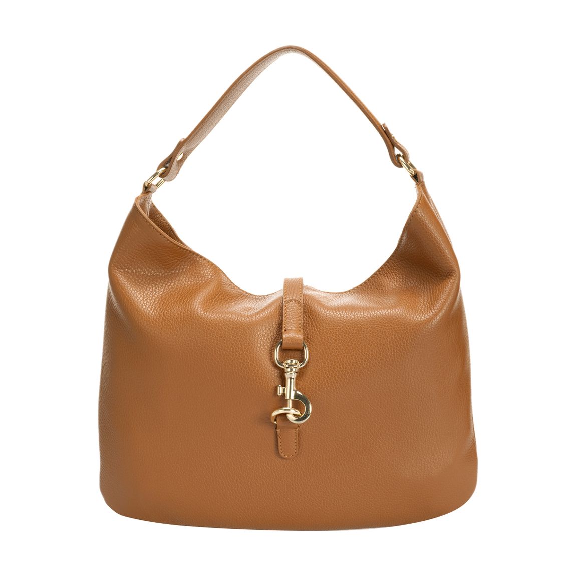Cognac Leather Shoulder Bag main product photo