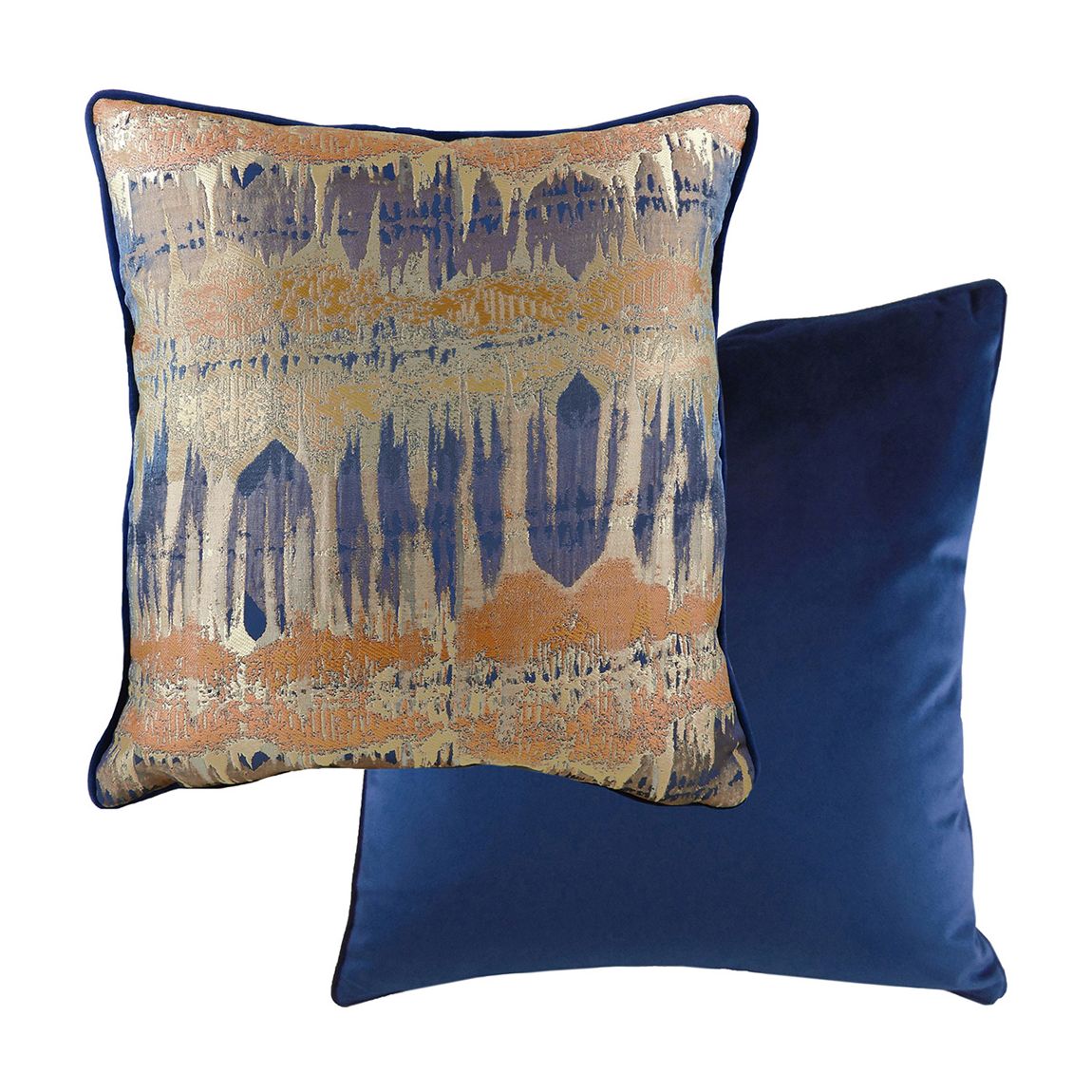 Inca Jacquard Cushion, Royal main product photo