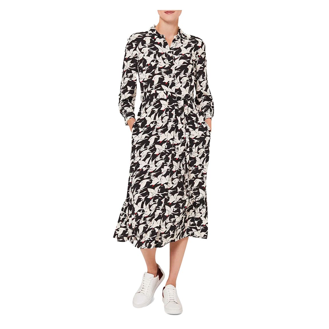 Black Eliana Long Sleeve Dress main product photo