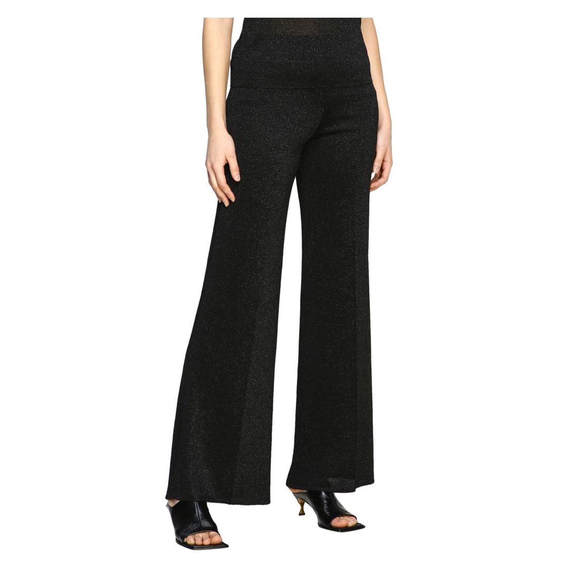 Black High Waisted Trousers main product photo