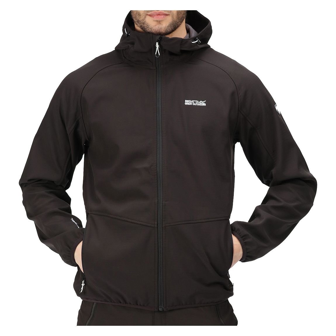 Black Lightweight Waterproof Jacket main product photo