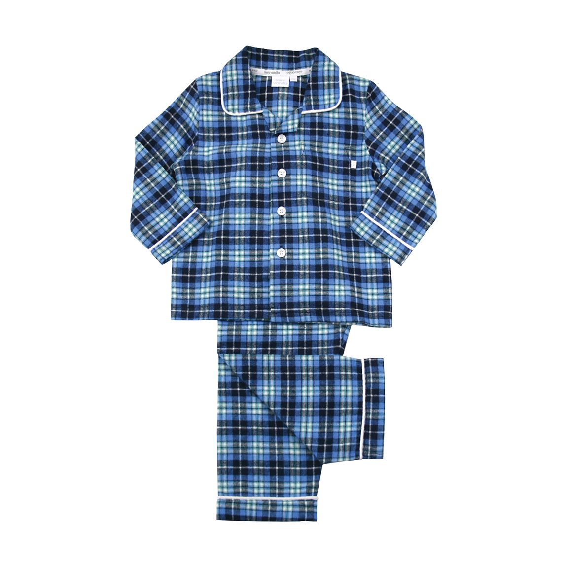 Blue Check Traditional Pyjamas main product photo