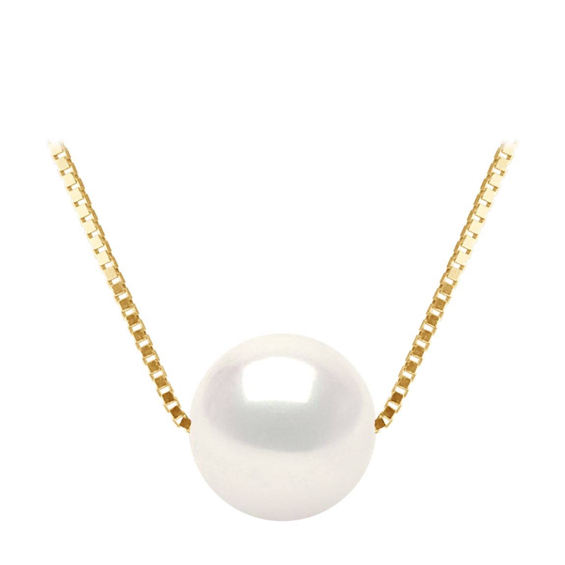 White Gold Freshwater Pearl Stud Earrings main product photo