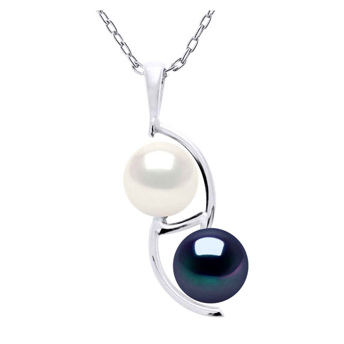 Black Real Cultured Freshwater Pearl Earrings main product photo