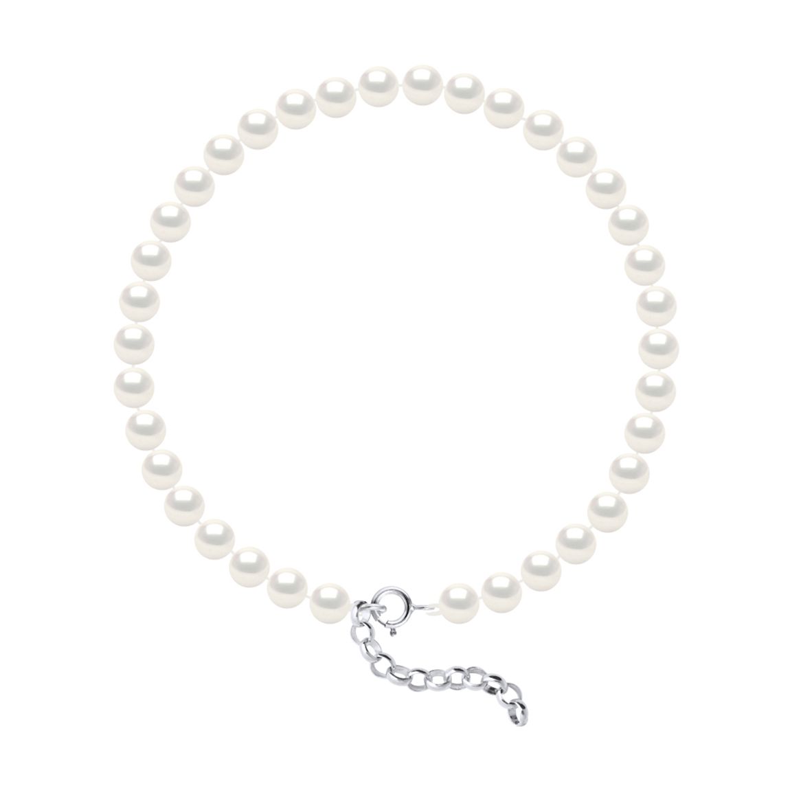 White Natural Freshwater Pearl 8-9mm Hanging Earrings main product photo