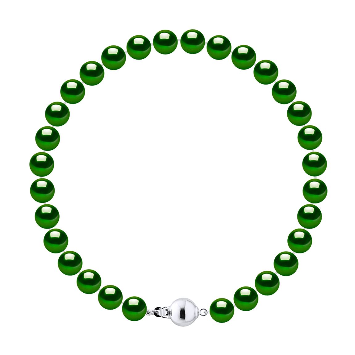 Dark Green Freshwater Pearl Bracelet main product photo