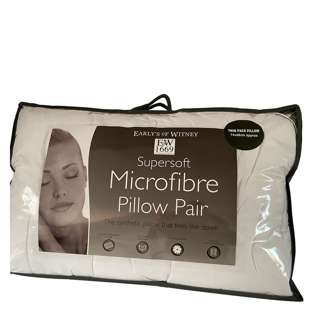 Microfibre Pair of Pillows main product photo