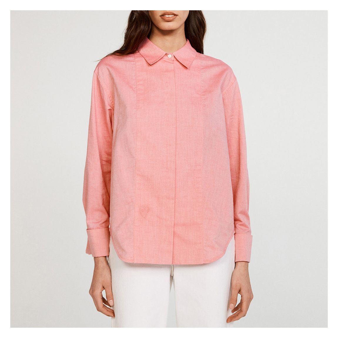 Pink Cambria Cotton Shirt main product photo