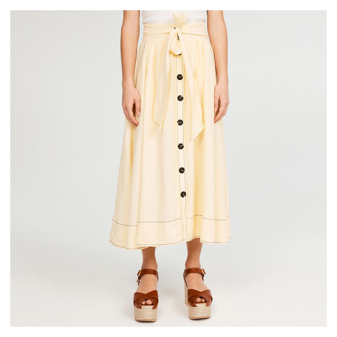 Lemon Sergente Woven Skirt main product photo