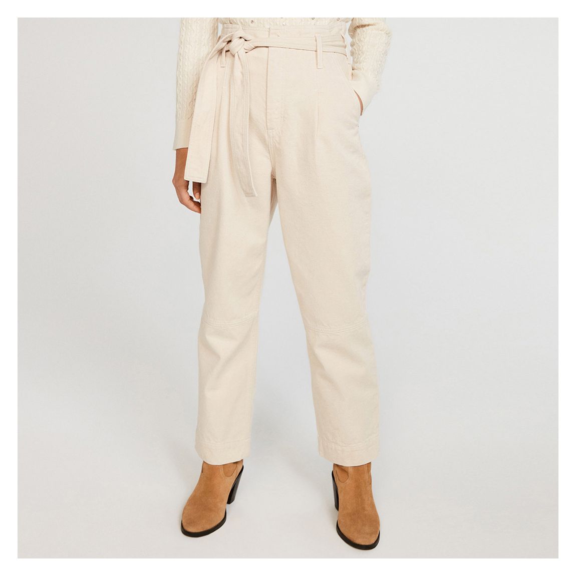 Beige Patisson Cotton Jeans main product photo