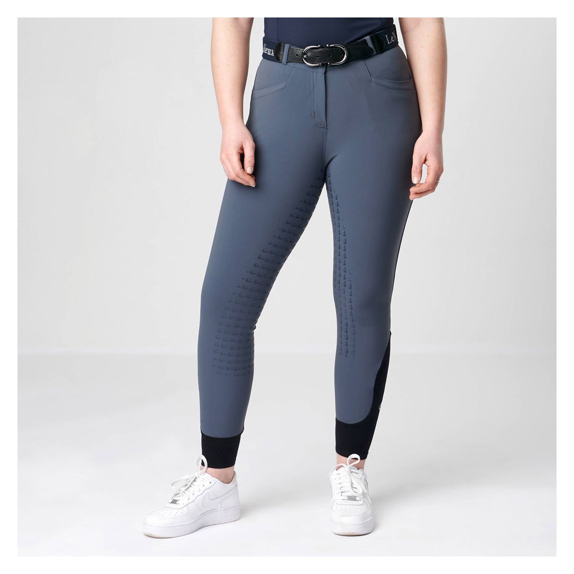 Grey Dynamique Full Seat Breeches main product photo